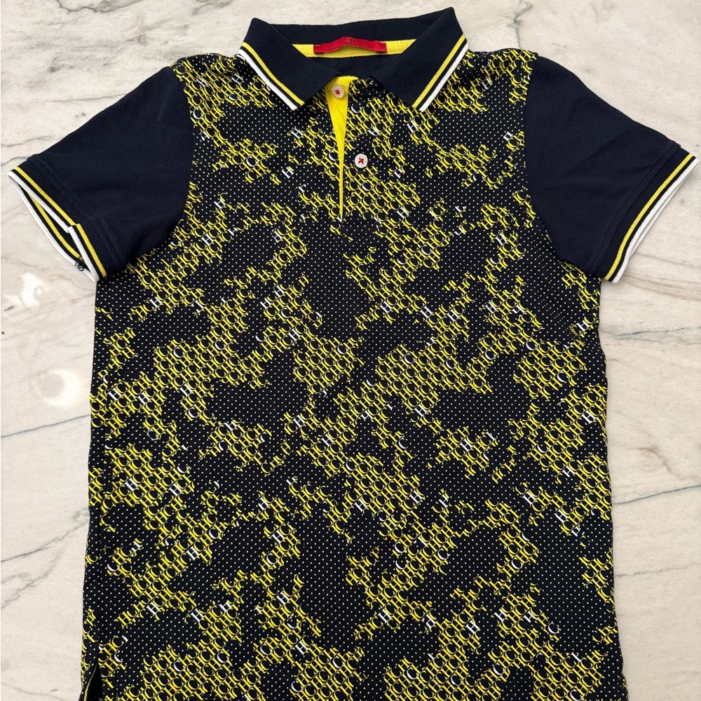 Carolina Herrera Kids Polo - Black and Yellow